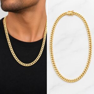 Solid Italian Cuban Link Chain – 5mm x 22″