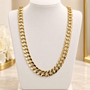 10K Italian Diamond-Cut High-Polish Gold Chain