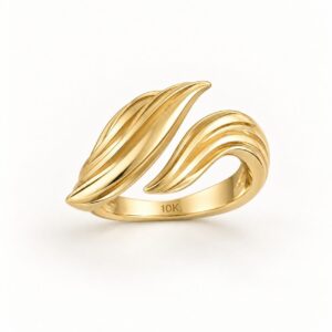 10K Gold Open Wave Statement Ring – Size 11 $540.00 Original price was: $540.00.$420.00