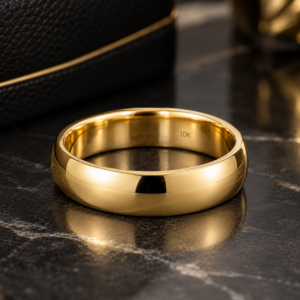 Classic Men’s 10K Gold Wedding Band