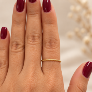 Delicate Twisted Rope Ring